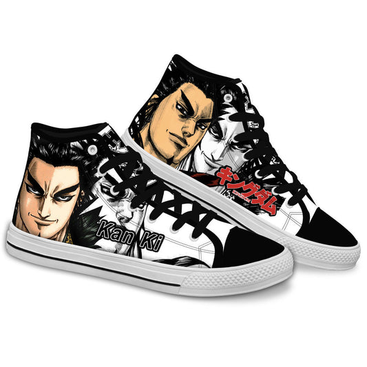 Kingdom Kan Ki Custom Manga Anime High Top Shoes Gear Anime