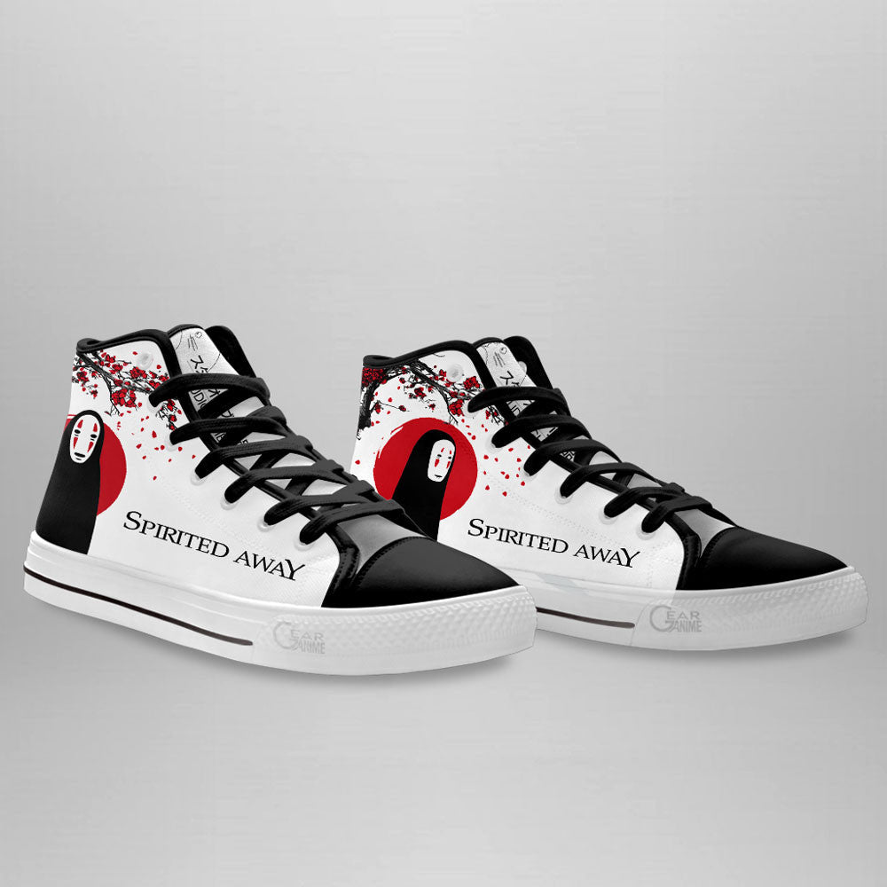 Spirited Away Kaonashi Anime Custom High Top Shoes Japan Style NTT0601 Gear Anime