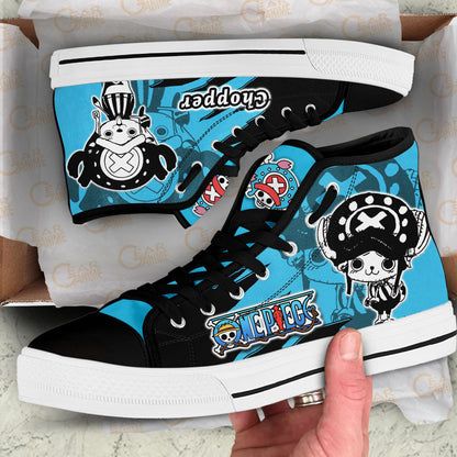 Tony Tony Chopper Classic High-Top Sneakers - Custom Anime Design