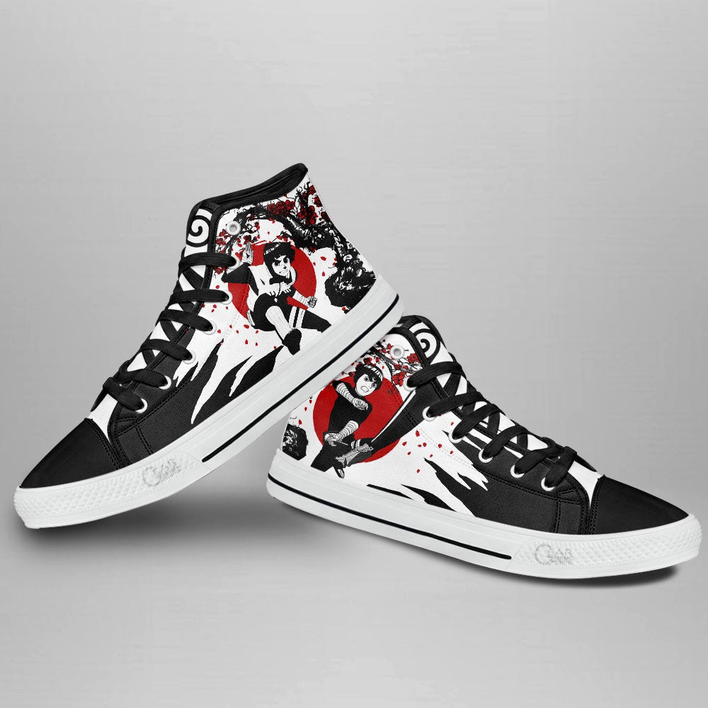 Rock Lee High Top Shoes Custom NRT Anime Sneakers Japan Style - 3 - GearAnime