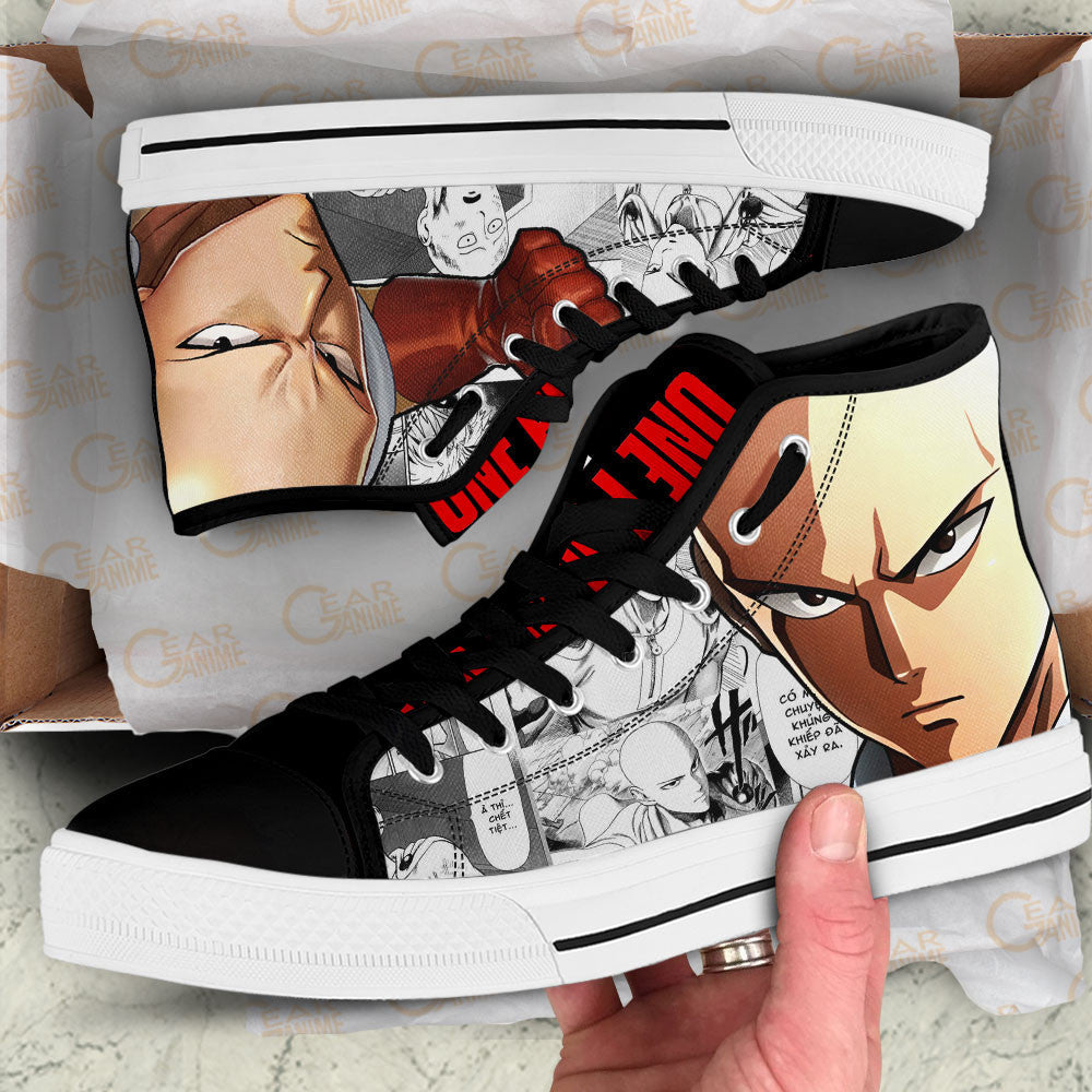 Saitama High-Top Shoes Anime Custom