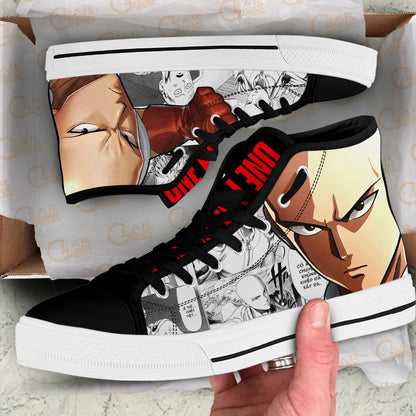 Saitama High-Top Shoes Anime Custom