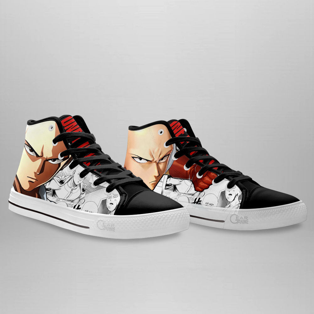 Saitama High-Top Shoes Anime Custom