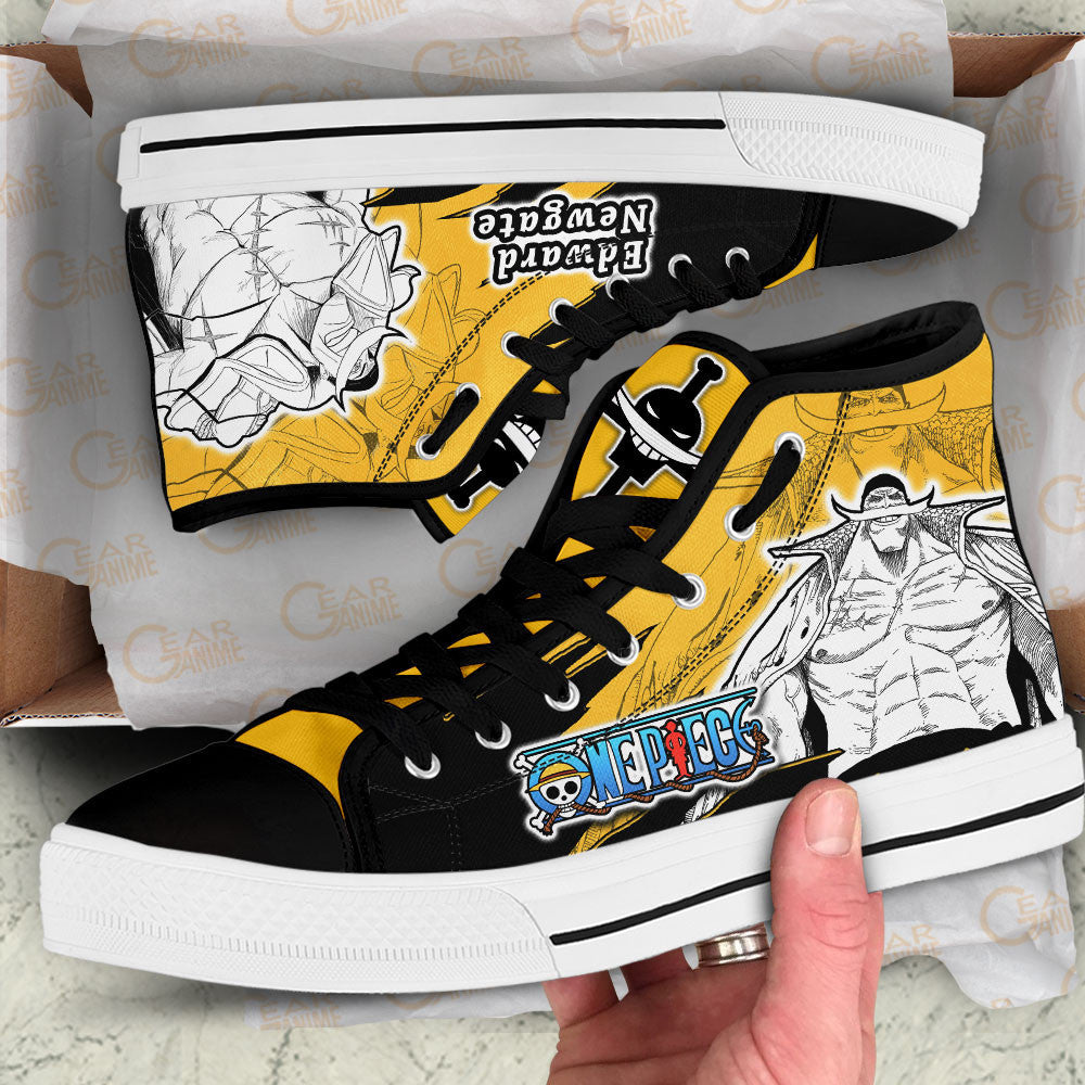 Edward Newgate High-Top Shoes Anime Custom