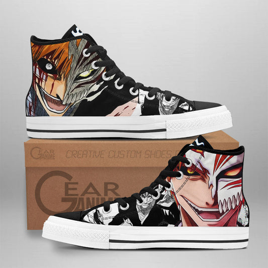 Ichigo Kurosaki High-Top Shoes Anime Custom