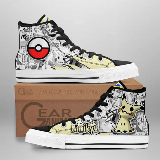 Mimikyu High-Top Shoes Anime Custom
