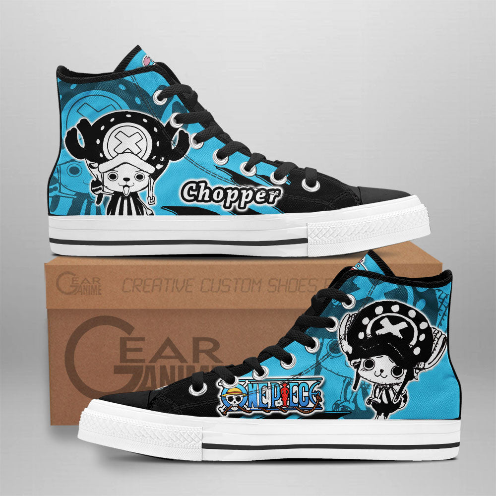 Tony Tony Chopper Classic High-Top Sneakers - Custom Anime Design