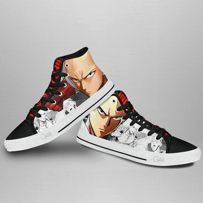 Saitama High-Top Shoes Anime Custom