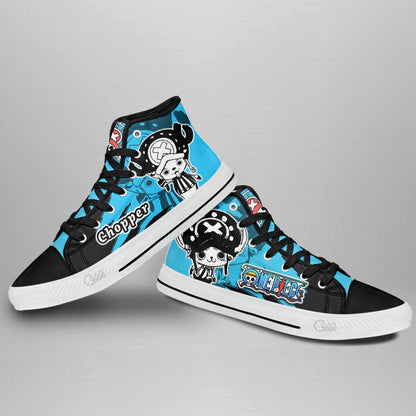 Tony Tony Chopper Classic High-Top Sneakers - Custom Anime Design