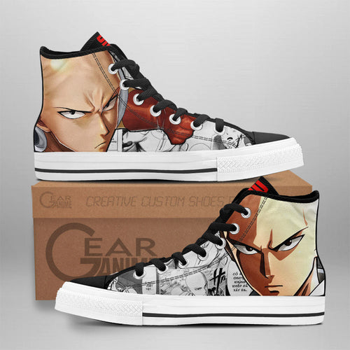 Saitama High-Top Shoes Anime Custom
