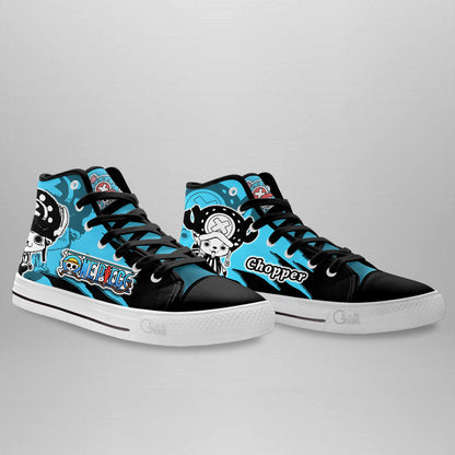 Tony Tony Chopper Classic High-Top Sneakers - Custom Anime Design