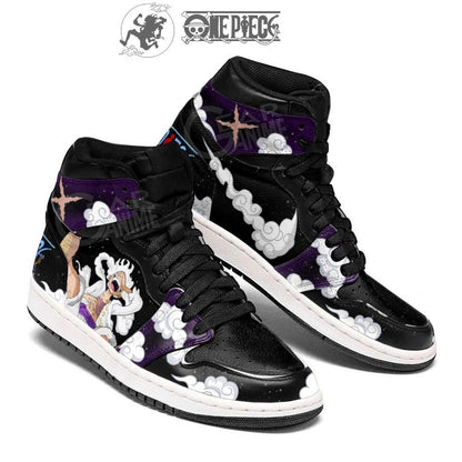 Luffy J1 Sneakers - Custom Anime Design Nika Sun God Edition