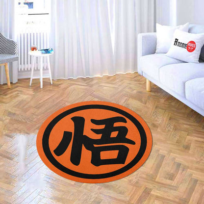 Goku Symbol Shaped Rugs Custom For Room Decor Mat Quality Carpet-Animerugs