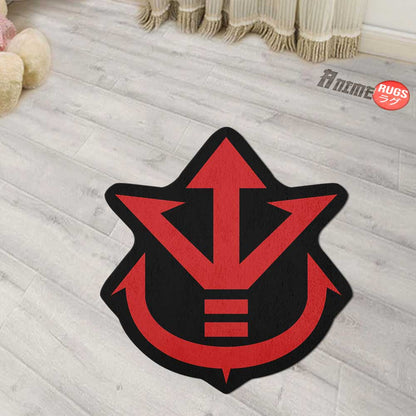 Vegeta Symbol Shaped Rugs Custom For Room Decor Mat Quality Carpet-Animerugs