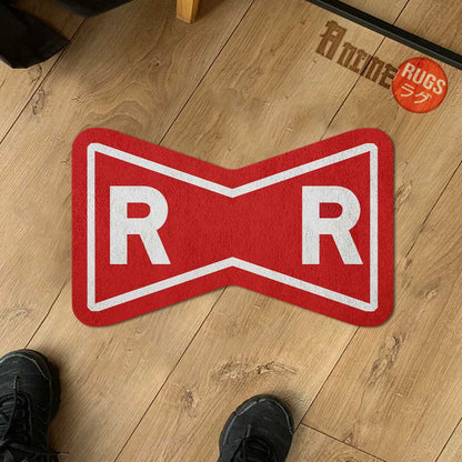 Red Ribbon Shaped Rugs Custom For Room Decor Mat Quality Carpet-Animerugs