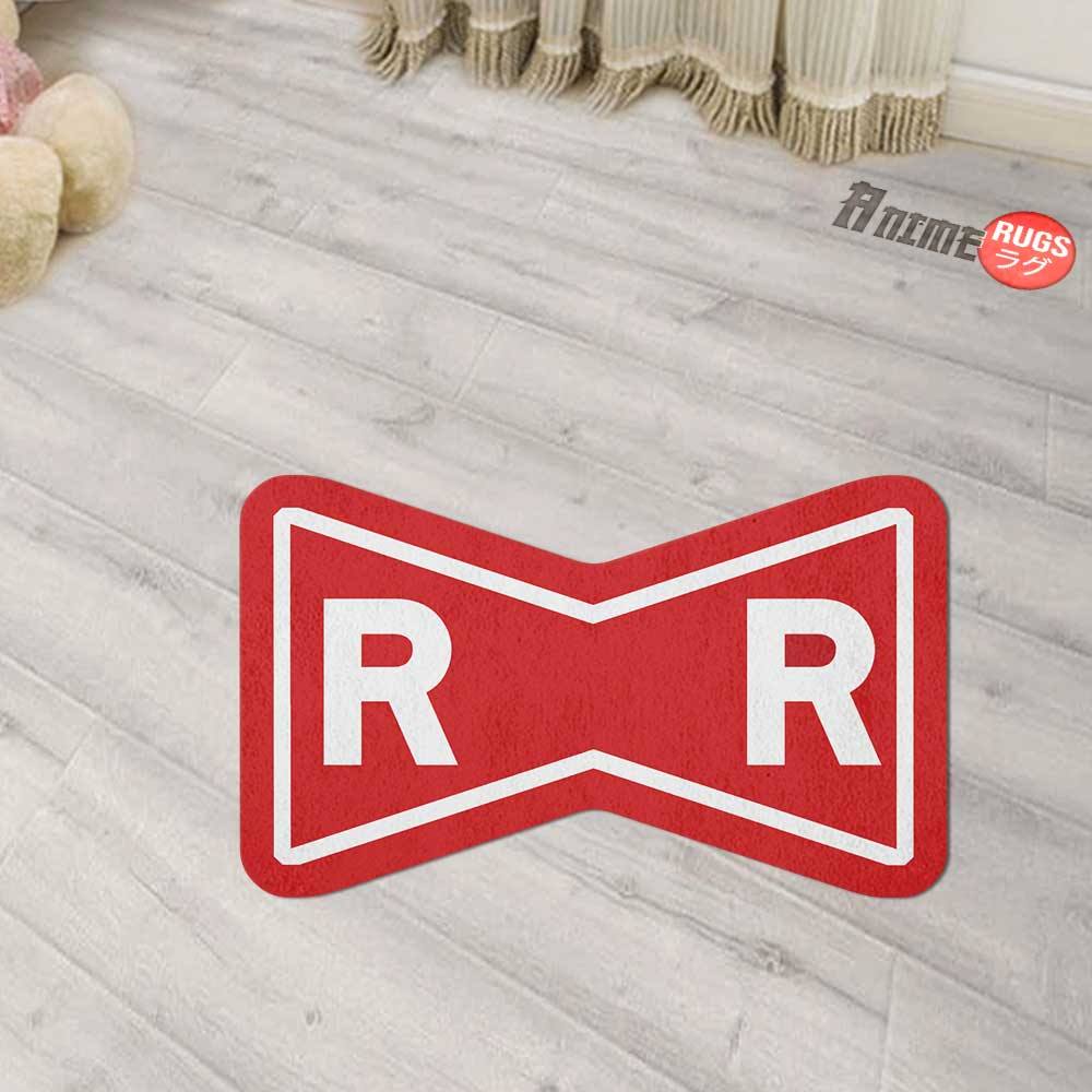 Red Ribbon Shaped Rugs Custom For Room Decor Mat Quality Carpet-Animerugs