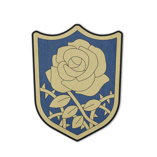 Blue Rose Symbol Shaped Rugs Custom Anime Black Clover Carpets Room Decor Mats-Animerugs