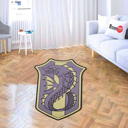 Purple Orca Symbol Shaped Rugs Custom Anime Black Clover Carpets Room Decor Mats-Animerugs