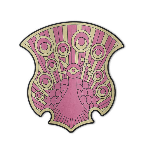 Coral Peacock Symbol Shaped Rugs Custom Anime Black Clover Carpets Room Decor Mats-Animerugs