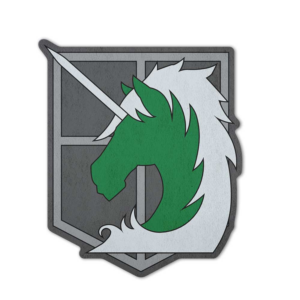 Milotary Police Symbol Shaped Rugs Custom Attack On Titan Anime Carpets Room Decor Mats-Animerugs