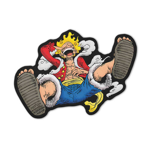 Luffy Gear 5 Shaped Rugs Custom Anime One Piece Carpets Room Decor Mats-Animerugs