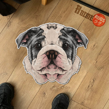 Cute Baby Dog Shaped Rugs Custom For Room Decor Mat Quality Carpet-Animerugs