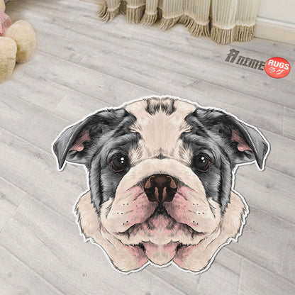 Cute Baby Dog Shaped Rugs Custom For Room Decor Mat Quality Carpet-Animerugs