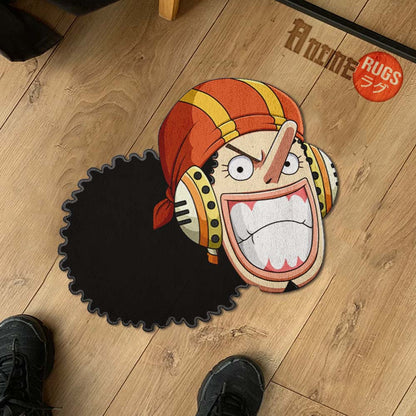 Usopp Shaped Rugs Custom One Piece For Room Decor Mat Quality Carpet-Animerugs