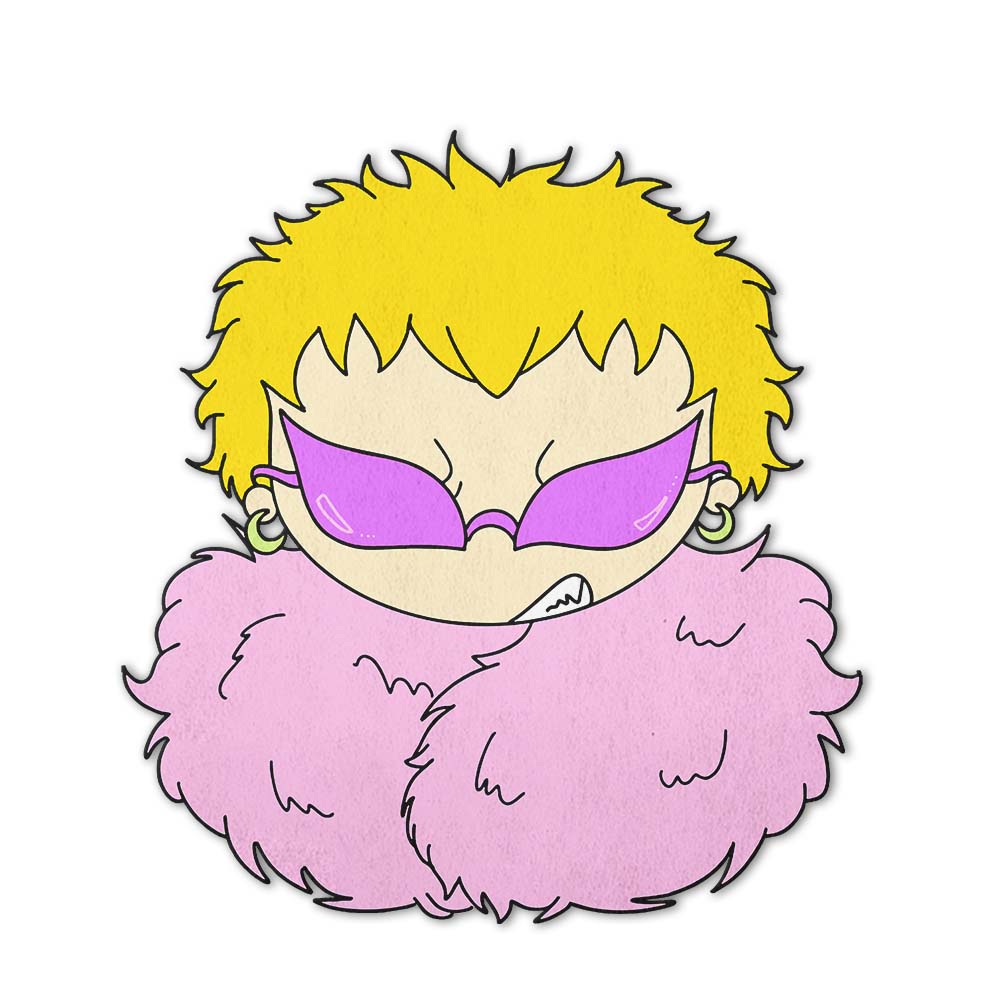 Donquixote Doflamingo Shaped Rugs Custom One Piece For Room Decor Mat Quality Carpet-Animerugs