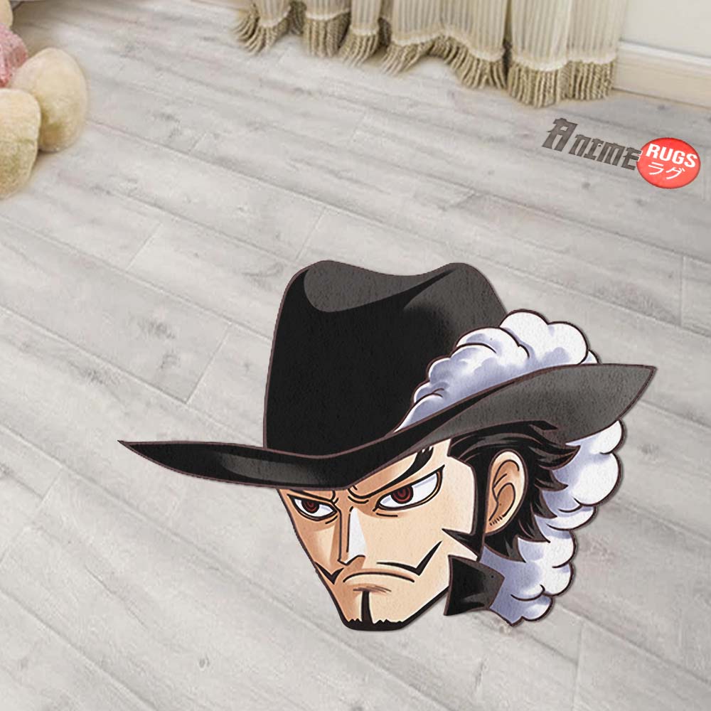 Dracule Mihawk Shaped Rugs Custom One Piece For Room Decor Mat Quality Carpet-Animerugs
