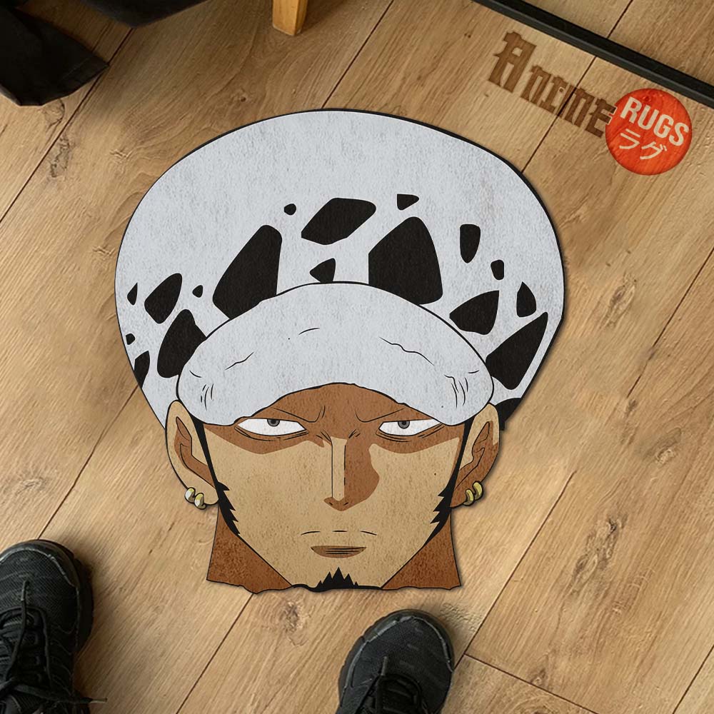 Trafalgar Law Shaped Rug Custom One Piece For Room Decor Quality Mats-Animerugs