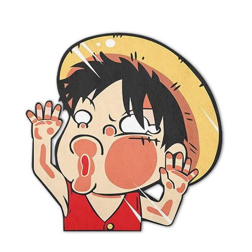 Monkey D. Luffy Shaped Rug Custom One Piece For Room Decor Quality Mats-Animerugs