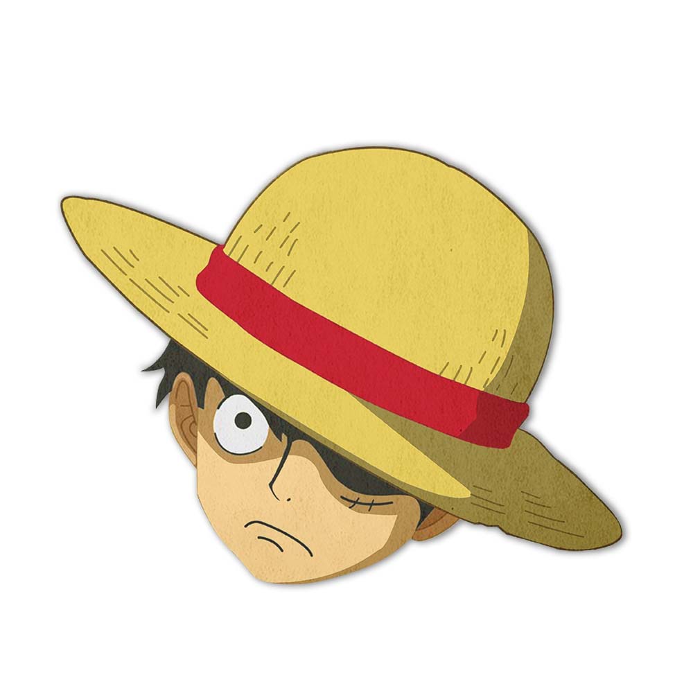 Angry Luffy Shaped Rug Custom One Piece For Room Decor Quality Mats-Animerugs