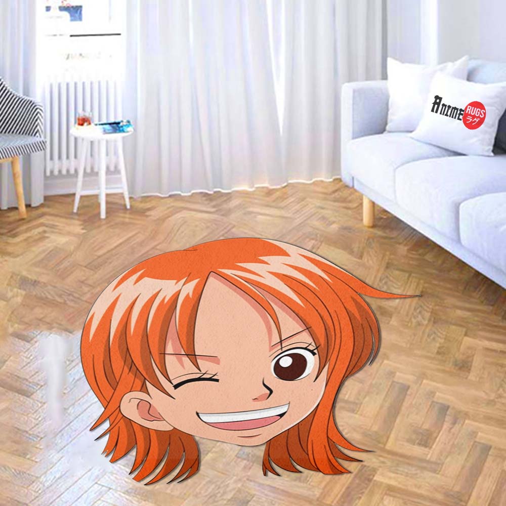 Nami Shaped Rug Custom One Piece For Room Decor Quality Mats-Animerugs