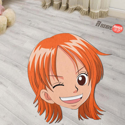 Nami Shaped Rug Custom One Piece For Room Decor Quality Mats-Animerugs