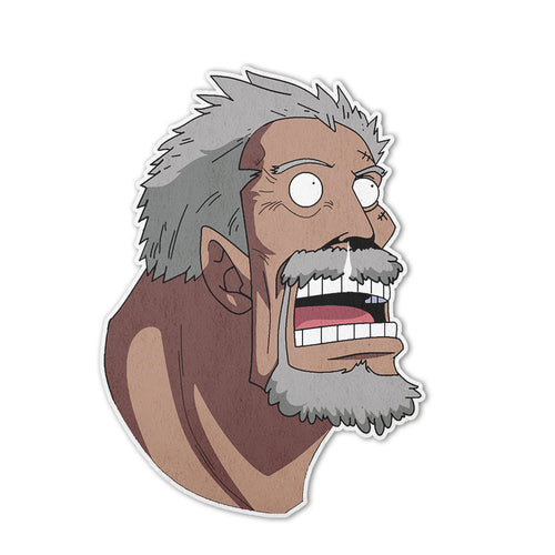 Monkey D. Garp Shaped Rug Custom One Piece Decor For Room Mat Quality Carpet-Animerugs