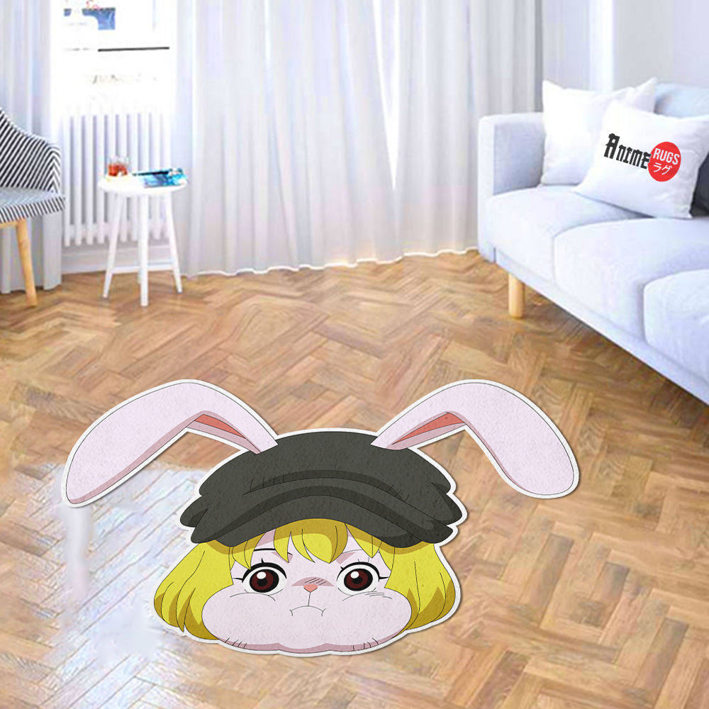 Carrot Shaped Rug Custom One Piece Decor For Room Mat Quality Carpet-Animerugs