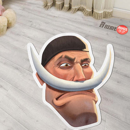Edward Newgate Shaped Rug Custom Anime One Piece Room Decor Mat Quality Carpet-Animerugs