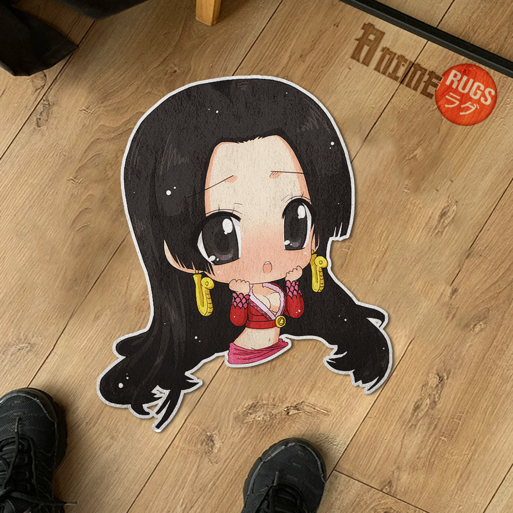 Boa Hancock Shaped Rug Custom One Piece Decor For Room Mat Quality Carpet-Animerugs