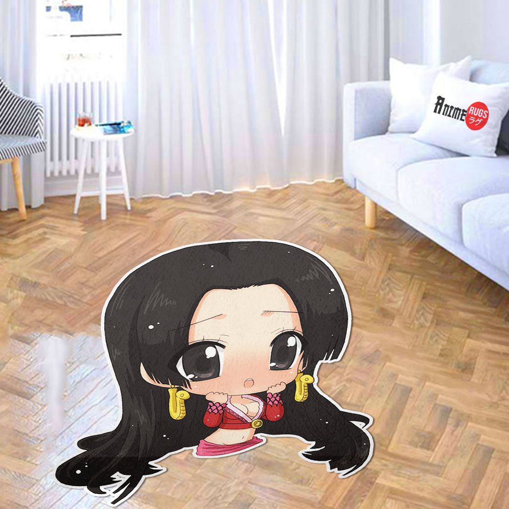 Boa Hancock Shaped Rug Custom One Piece Decor For Room Mat Quality Carpet-Animerugs