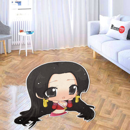 Boa Hancock Shaped Rug Custom One Piece Decor For Room Mat Quality Carpet-Animerugs