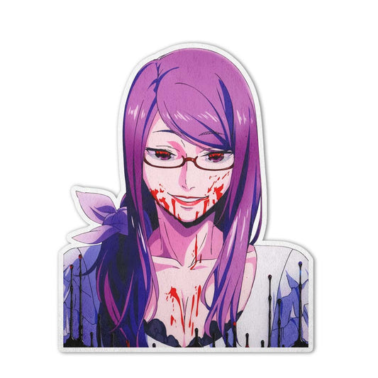 Rize Kamishiro Shaped Rug Custom Anime Tokyo Ghoul Room Decor Mat Quality Carpet-Animerugs