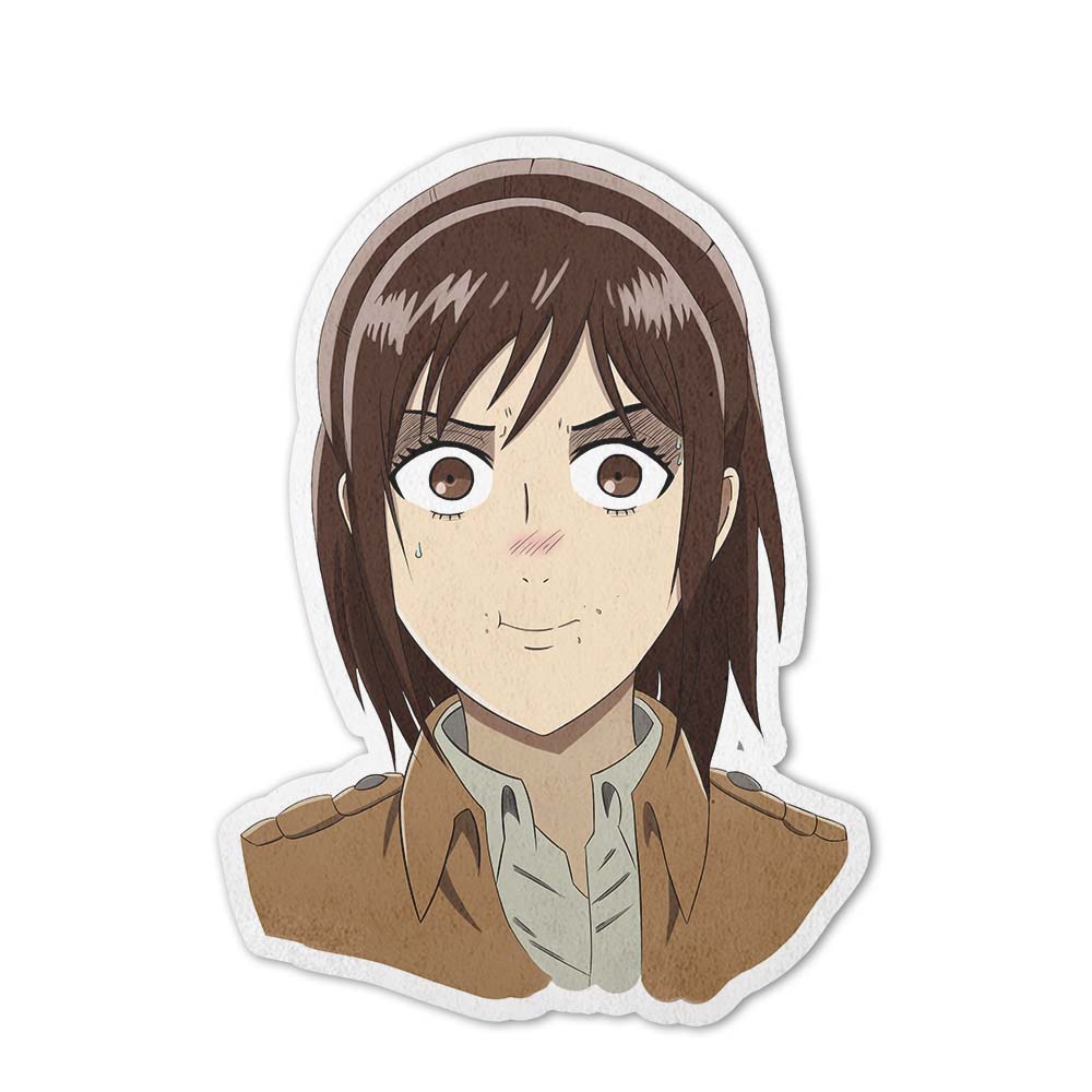 Sasha Blouse Shaped Rug Custom Attack On Titan Anime Room Decor Mat Quality Carpet-Animerugs