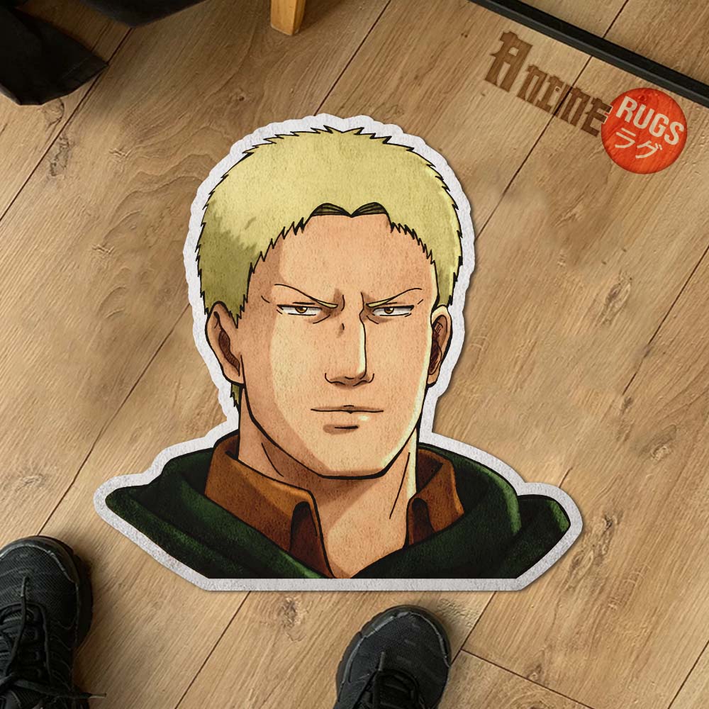 Reiner Braun Shaped Rug Custom Attack On Titan Anime Room Decor Mat Quality Carpet-Animerugs