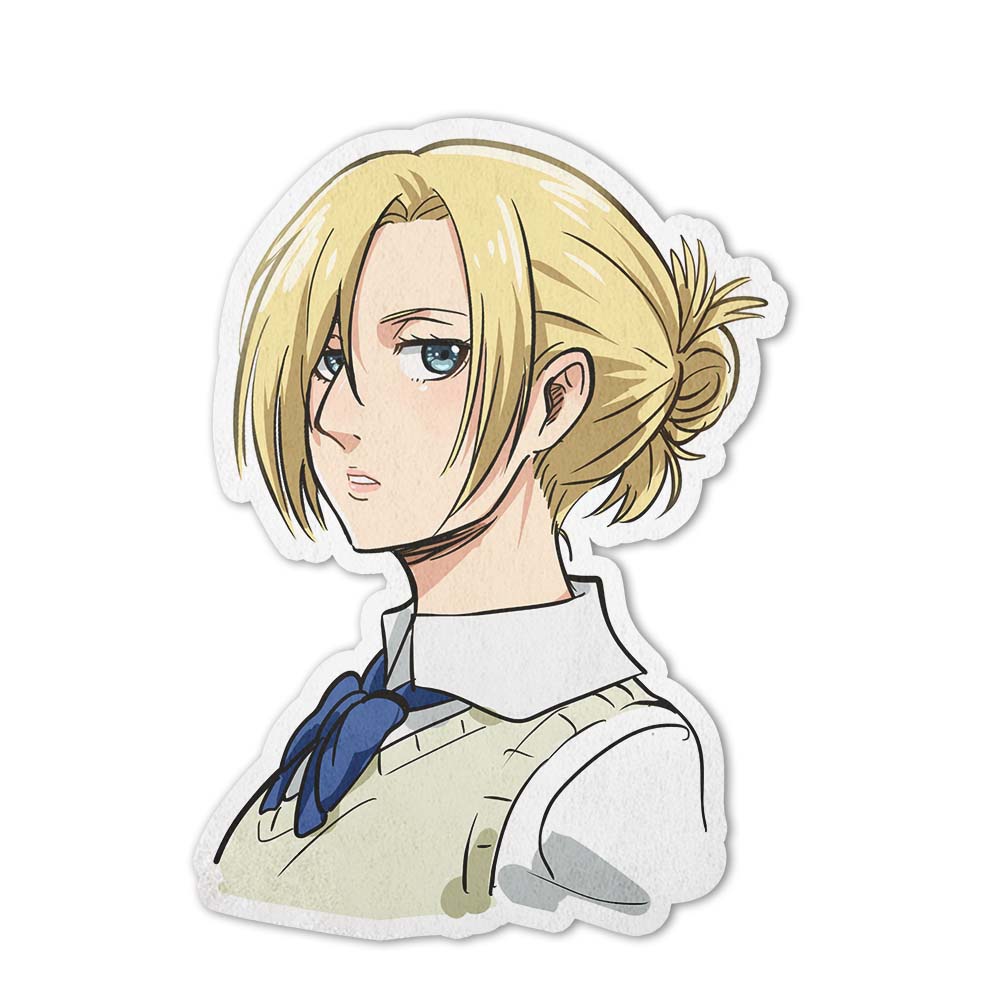 Annie Leonhart Shaped Rug Custom Attack On Titan Anime Room Decor Mat Quality Carpet-Animerugs
