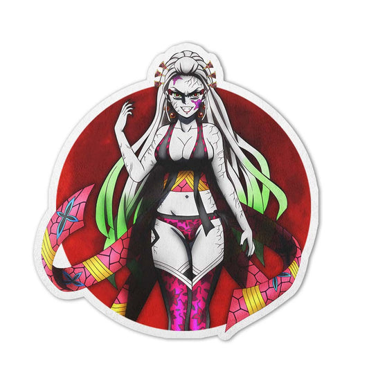 Daki Shaped Rug Custom Anime Demon Slayer Room Decor Mat Quality Carpet-Animerugs