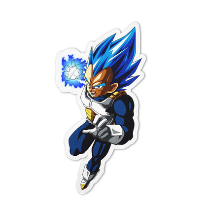 Vegeta Blue Shaped Rug Custom Anime Dragon Ball Mats Room Decor Quality Carpets-Animerugs