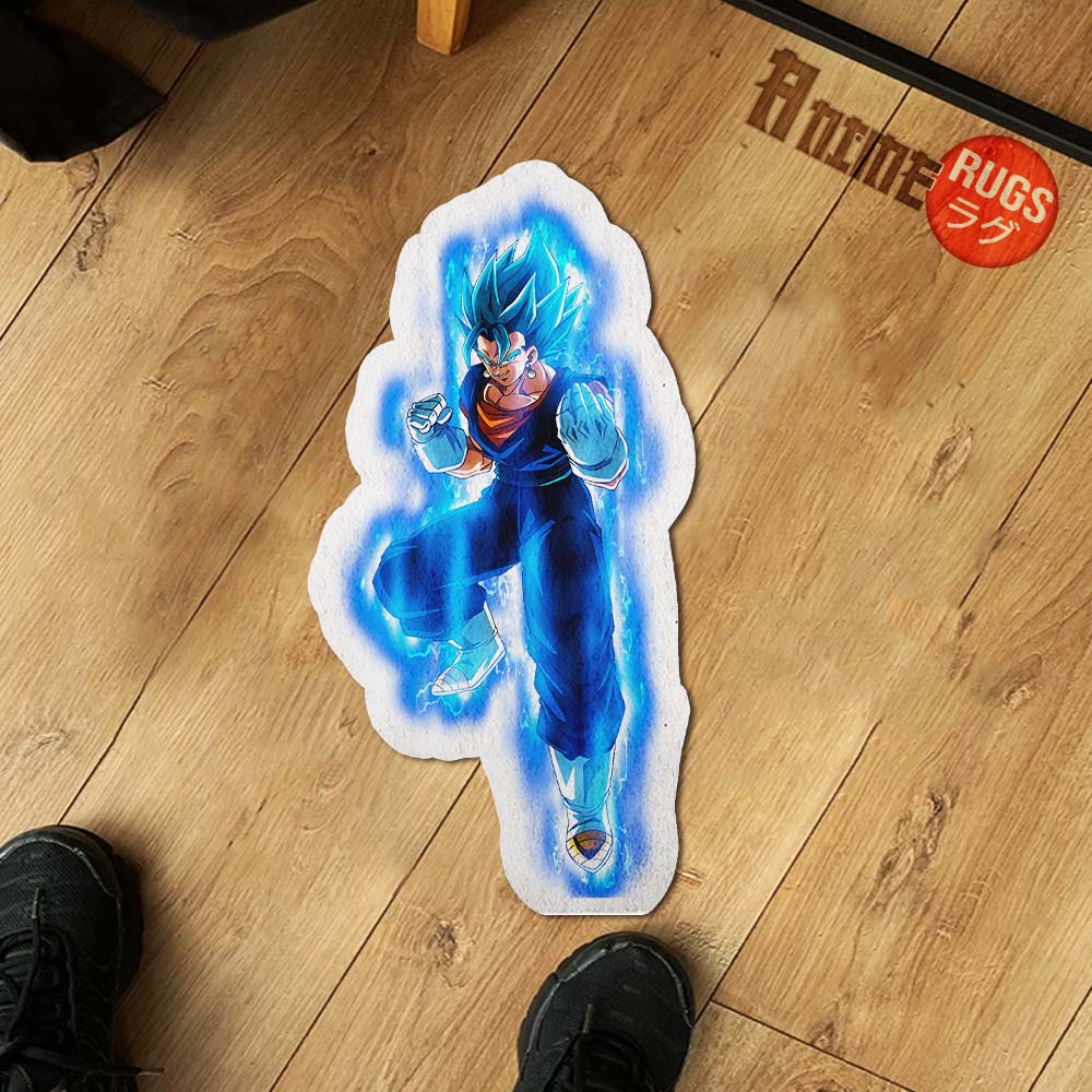 Vegito Shaped Rug Custom Anime Dragon Ball Mats Room Decor Quality Carpets-Animerugs