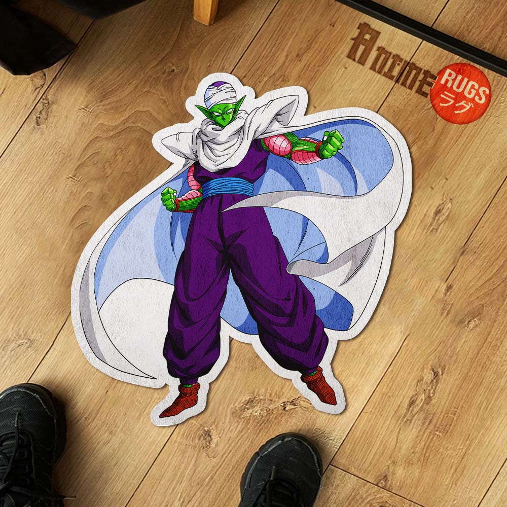 Piccolo Shaped Rug Custom Anime Dragon Ball Mats Room Decor Quality Carpets-Animerugs