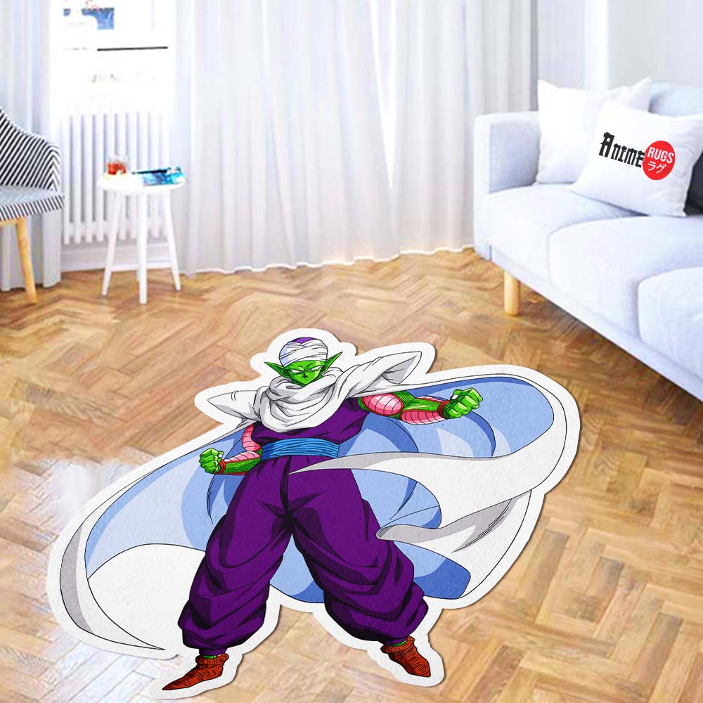 Piccolo Shaped Rug Custom Anime Dragon Ball Mats Room Decor Quality Carpets-Animerugs